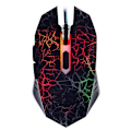 Miniatyrbillede 2 af 4: Sjq Gaming Mus Usb Wired 2400 Dpi Ergonomisk Gamer Mus Led Baggrundsbelyst Black