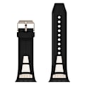Miniatyrbilde 4 av 5: TPU-klokkestropp for Apple Watch Ultra 2 Ultra 49mm / Series 9 8 7 45mm / 6 5 4 SE (2022) SE (2023) SE 44mm / 3 2 1 42mm Black Titanium