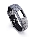 Miniatyrbillede 1 af 3: Til Garmin Vivofit 4 Gloss & Color Integreret Silikonurrem (Hvid) Til Garmin Vivofit 4 Black Clouds
