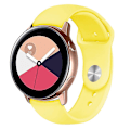 Miniatyrbild 2 av 5: 20 mm silikonklockarmband för Samsung Galaxy Watch6 Classic 47 mm 43 mm Lemon Yellow