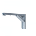 Miniatyrbilde 1 av 5: Rustfritt stål Folding Triangle Bracket Vegg Foldeskillevegg 10inch white