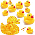 Miniatyrbild 1 av 5: 100 stycken Mini Gul Gummi Bath Duck Float Ducks Mini Gummi Duckies Bulk