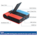 Miniatyrbillede 5 af 5: Dockingstation til Nintendo Switch Foldbar tv-dockingstation med 4K HDMI-adapter og USB C-opladerstand
