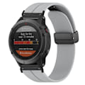 Miniatyrbillede 2 af 3: Til Garmin Fenix 7S / 6S / 5S 20mm urrem magnetisk spænde silikone urrem Grey