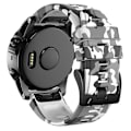 Miniatyrbillede 2 af 4: Til Garmin Fenix 7x Camouflage Silikone Urrem SWJ White