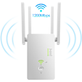 Pikkukuva 1 / 5: Wi-Fi-vahvistin, Gigabit Dual-Band Ac1200 langaton Wi-Fi-toistin 4 suurvahvistusantennilla (valkoinen)