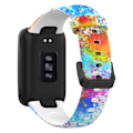 Miniatyrbilde 2 av 5: For Xiaomi Mi Band 7 Pro Sport Band Soft Silicone Pattern Printing Replacement Wristband, Standard Size Painting
