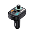 Pikkukuva 1 / 3: Bluetooth 5.1 Auton FM-lähetin Mp3-soitin Handsfree Autosarja Langaton Radio Audio Adapteri PD Pikalataus 20W
