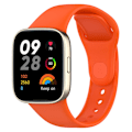 Miniatyrbilde 5 av 5: For Xiaomi Redmi Watch 3/Mi Watch Lite 3 Silikonklokke Rem Orange