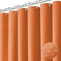 Duschdraperi, tyg våffelväv, med 12 krokar Orange 180*180cm