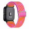 Miniatyrbillede 1 af 5: 20mm/22mm Rem For Amazfit Gts 4/2e/3/gts2 Mini/gtr 4/3/pro/gtr2/47mm/stratos Nylon Elastisk Urarmbånd Amazfit Bip Rem orange pink 22mm