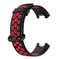 Miniatyrbillede 4 af 5: Dual-Color Hollow Silicone Watchband Rem til Xiaomi Redmi Watch 2 C Other Xiaomi Models