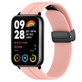 Miniatyrbillede 3 af 3: Silikone urrem til Xiaomi Smart Band 8 Pro, med magnetisk foldelås Pink