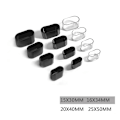 Pikkukuva 2 / 5: 16 kpl Soikea pöydän ja tuolin jalkakärki Helppokäyttöinen, CAN käyttää kotona tai toimistossa 15x30mm