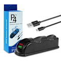 Miniatyrbillede 2 af 5: Trådløs Gamepad Controle Oplader Usb Dual Controllere Gaming Ladeholder Holder Fast Charging Dock Gamepad Holder Base Stander