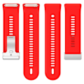Pikkukuva 4 / 5: Vaihdettavat hengittävät silikoniset rannekkeet Xiaomi Watch H1 -älykelloon Red