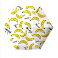 Pikkukuva 1 / 5: 6-rivinen manuaalinen taittovarjo, kannettava ja kevyt taskuvarjo luovalla kallokuviolla Smiley Banana 6 Bones