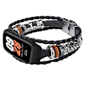 Miniatyrbilde 1 av 4: Perler armbåndsurrem Etnisk DIY erstatningsurrem til Xiaomi Smart Band 8 Active Black