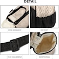 Miniatyrbild 3 av 5: 5 st/set, Trendig Prickig Multifunktionell Mammaväska, Stor Kapacitet Crossbody Mammaväska - Rosa