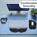 Miniatyrbillede 3 af 5: Tastatur håndledsstøtte, computertilbehør til at lindre håndledssmerter (Sort)