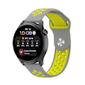 Pikkukuva 2 / 5: Kaksiväriset säädettävät silikoniset rannekkeet Huawei Watch 3/Watch 3 Pro/Teal -kellolle, 22 mm Multicolor J