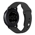 Miniatyrbillede 4 af 4: Til Samsung Galaxy Watch Active2 Bluetooth Version 40mm Smart Watch Solid Color Silikonur Black