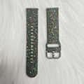 Miniatyrbillede 3 af 5: For Samsung Galaxy Watch3 41mm/Huawei Watch GT 2 42mm udskiftningsrem 20mm mønstret urrem Green C Samsung Galaxy Watch3
