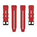 Pikkukuva 4 / 5: For Honor Watch GS 4 Pehmeä Silikonihihna 22mm Vaihdettava Ranneke Red