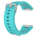 Pikkukuva 2 / 4: For Fitbit Ionic Dragon Scale Texture Silicone Watch Band with Buckle, Size:S(White) S Mint Green
