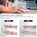 Miniatyrbilde 2 av 5: Skyformet håndleddsstøttepute, håndleddsstøtte ergonomisk (oransje)