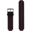 Miniatyrbilde 2 av 4: Erstatningsrem for smart armbåndsur, tilbehør for Garmin Forerunner 220/230/235/620/630/735xt/235 Lite Plum-Black