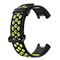 Miniatyrbillede 4 af 5: Dual-Color Hollow Silicone Watchband Strap Replacement for Xiaomi Redmi Watch 2 G Other Xiaomi Models
