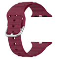 Miniatyrbild 3 av 5: Handledsrem för Apple Watch Ultra 49mm/SE/SE (2022) 44mm/Series 8/7 45mm/6/5/4 44mm/3/2/1 42mm Wave Wine red, Wine Red F Apple Watch Ultra 49mm