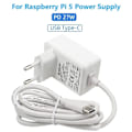 Miniatyrbild 2 av 5: 5 5.1V 5A Strömadapter PD 27W USB Typ C Laddare Strömadapter för 5 (EU-kontakt)