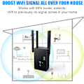 Pikkukuva 3 / 5: Wi-Fi-vahvistin, Gigabit Dual-Band Ac1200 langaton Wi-Fi-toistin 4 suurvahvistusantennilla (valkoinen)