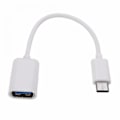Pikkukuva 1 / 5: Otg Type C -kaapelisovitin USB -C-sovitinliitin Macbook Xiaomi Samsung Huawei Oneplus Otg datakaapelin muunnin White