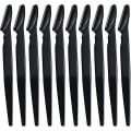 Miniatyrbillede 1 af 2: 10x Eyebrow Razors - Sort