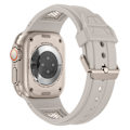 Miniatyrbilde 1 av 5: TPU-klokkestropp for Apple Watch Ultra 2 Ultra 49mm / Series 9 8 7 45mm / 6 5 4 SE (2022) SE (2023) SE 44mm / 3 2 1 42mm Starlight Titanium