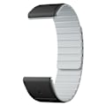 Miniatyrbillede 2 af 5: Til Garmin Fenix 5 / 5X / 6X / 7X Urrem 22mm Dual Color Silikone Smart Watch Rem Black  Grey