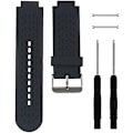 Miniatyrbillede 1 af 4: Blød silikone erstatningsurrem til Garmin Approach S2 / S4 Black