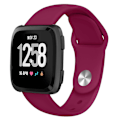 Pikkukuva 1 / 4: Silikoninen rannekoru Fitbit Versa 2:lle, Fitbit Versalle ja Fitbit Versa Litelle, koko: L Wine Red