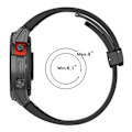 Miniatyrbilde 5 av 5: Pustematerial Rem med Spenne 20mm Silikon Rem for Garmin Fenix 7s/instinct 2s/fenix 6s/6s Pro White
