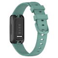 Miniatyrbillede 1 af 5: For Fitbit Inspire 3 Solid Silikonurrem med Spænde, Størrelse: L Green, Pine Needle Green A Fitbit Inspire 3