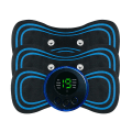 Miniatyrbild 1 av 5: Mini bärbar elektrisk massagelapp för nacke axel cervikal massage lappar självhäftande lägre impedans ersättning nackmassage dynor 3Pc Patch without remote control