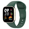 Miniatyrbillede 5 af 5: Til Xiaomi Redmi Watch 3/Mi Watch Lite 3 Silikone Urrem Udskiftning Rem Blackish Green