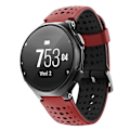 Miniatyrbillede 3 af 4: Silikoneurrem til Garmin Forerunner 220 Red Black