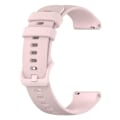 Miniatyrbilde 1 av 4: For Xiaomi Haylou Solar LS01/ID205/Willful SW021 Universal Grid Texture Replacement Rose Pink E Other Smartwatch Model