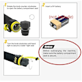 Miniatyrbillede 4 af 5: PI-iking 750 metaldetektor 30M undervands metaldetektor Pinpointer Pulse Induction Technology (PI)