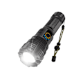Miniatyrbilde 1 av 6: 180 000 Lumen Oppladbare LED Lommelykter Super Sterk LED Lommelykt Xhp70 Vanntett Kraftig Taktisk Bærbar Lommelykt