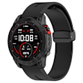 Miniatyrbillede 4 af 5: Sort spænde 20mm silikone urrem til Garmin Fenix 7s/7s Pro/instinct 2s/fenix 6s urrem Black